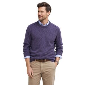 Banana Republic x J.C. Rennie & Co. Mens Shetland Wool Sweater Purple L